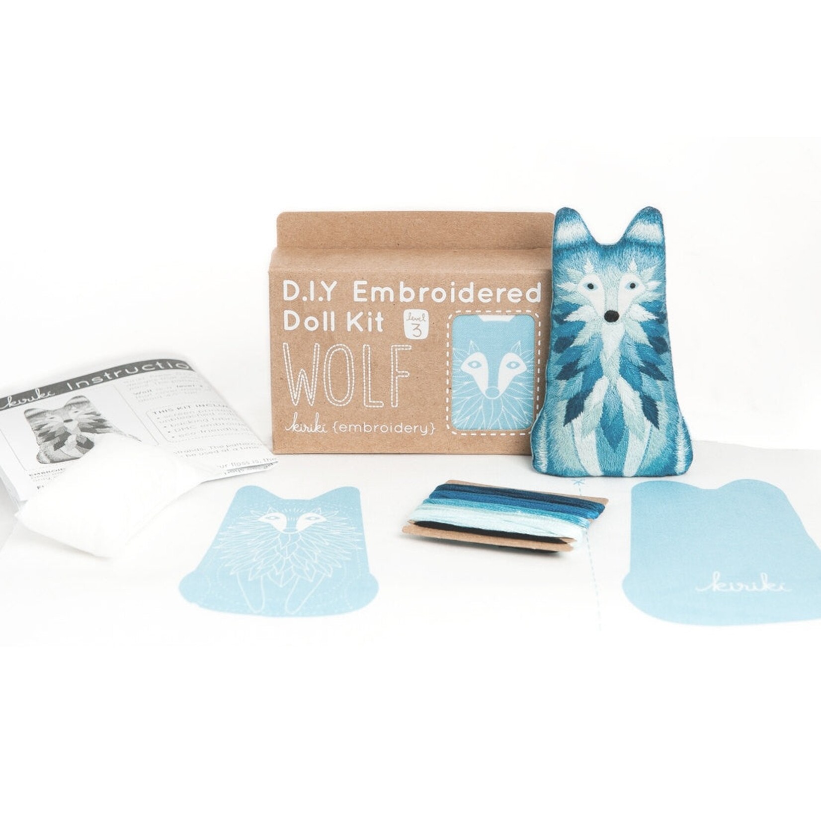 Wolf DIY Embroidery Kit