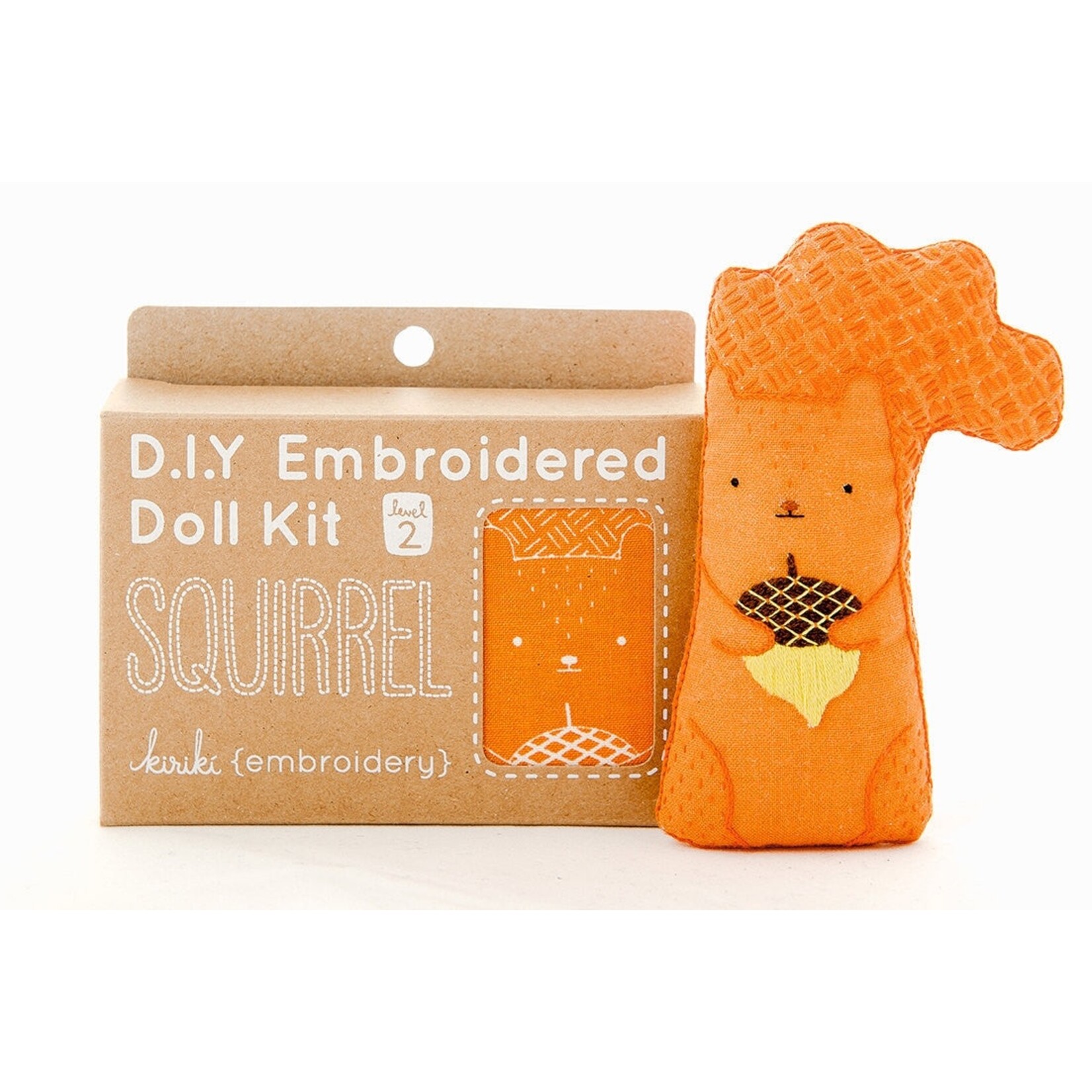 Squirrel DIY Embroidery Kit