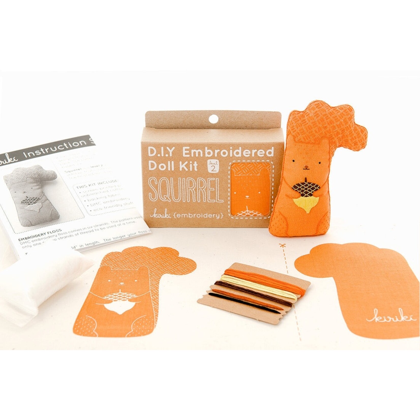 Squirrel DIY Embroidery Kit