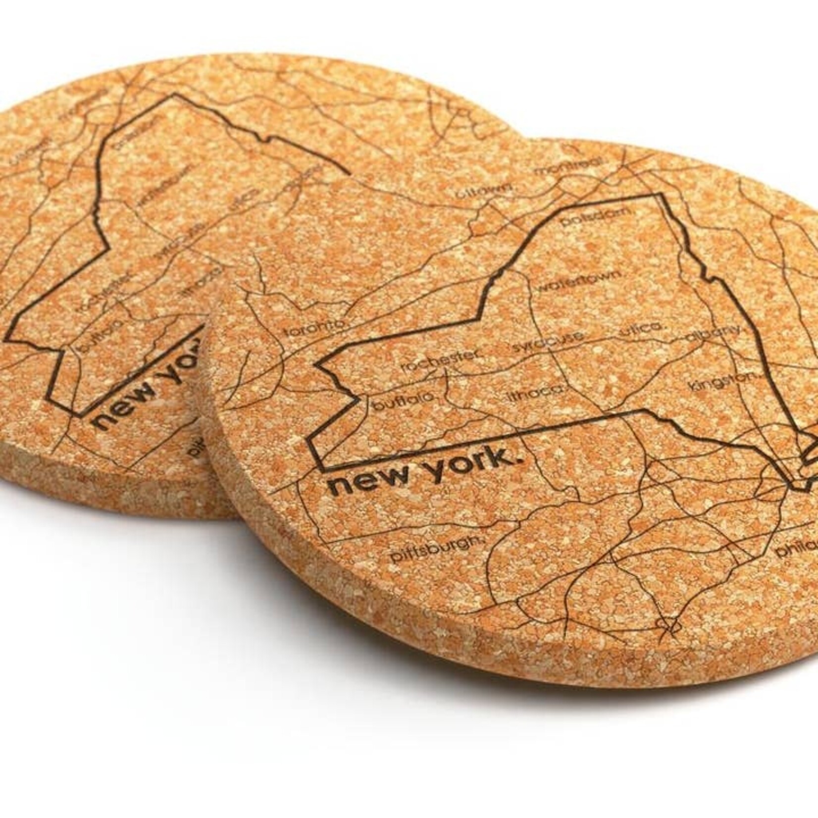 New York Cork Coaster Set