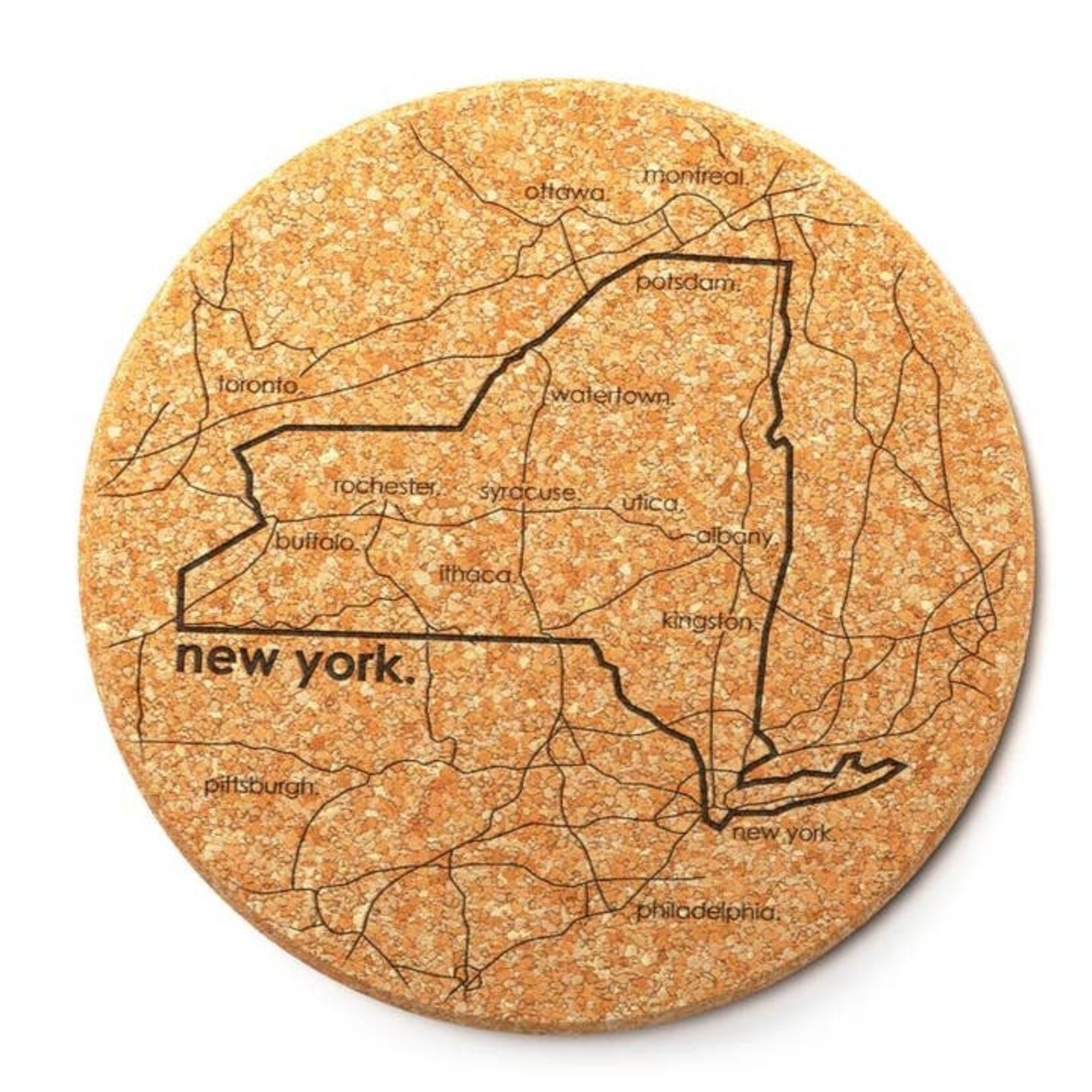New York Cork Coaster Set