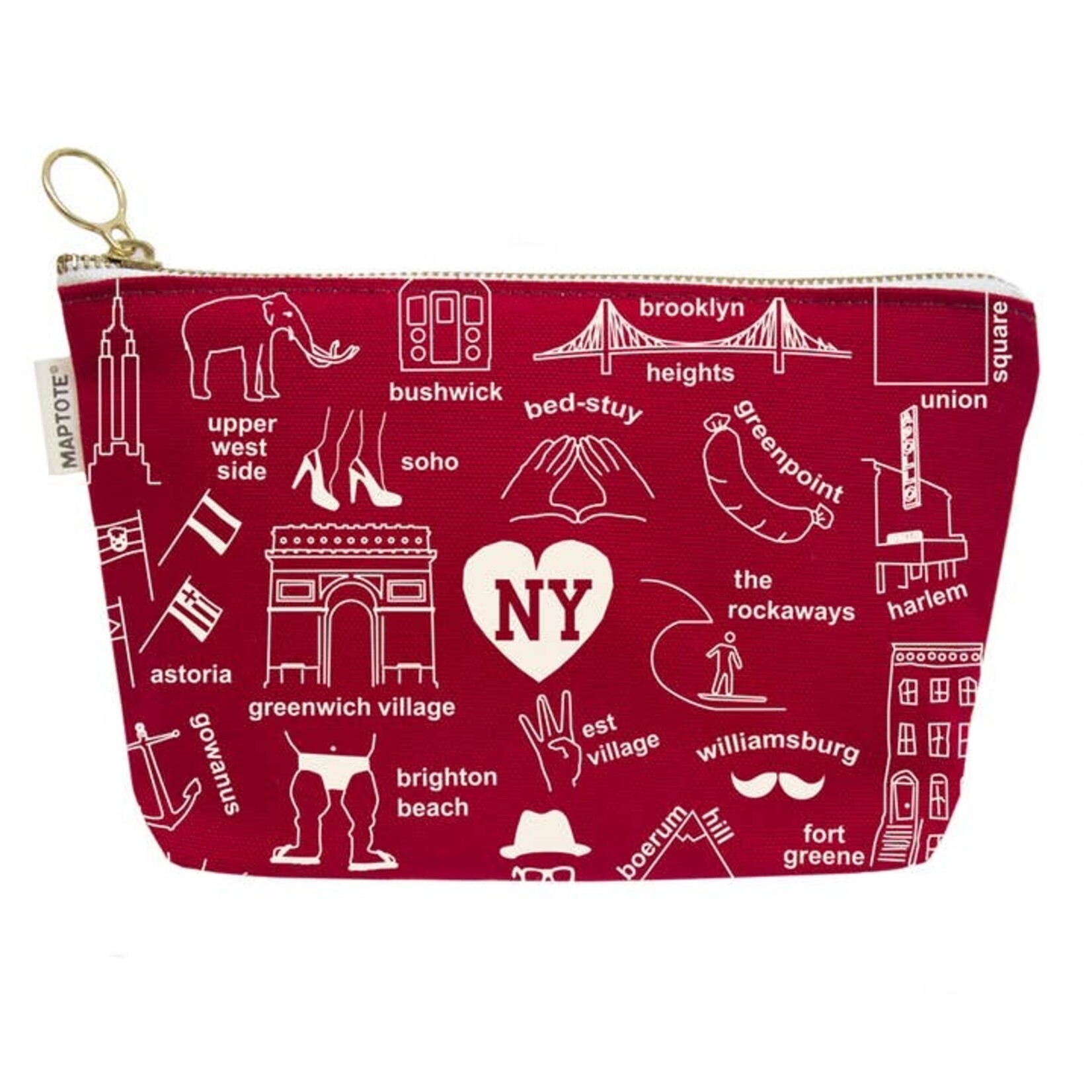 New York City Pouch in Red