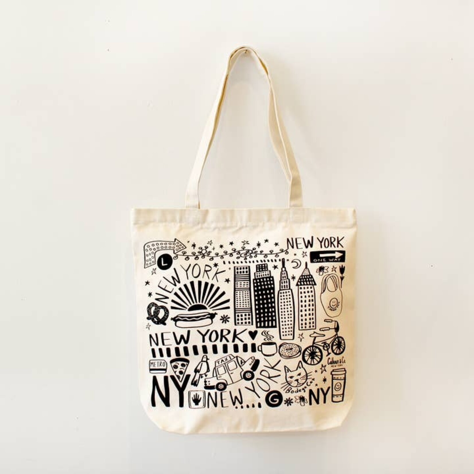 Calhoun & Co. New York Tote with Zipper Closure