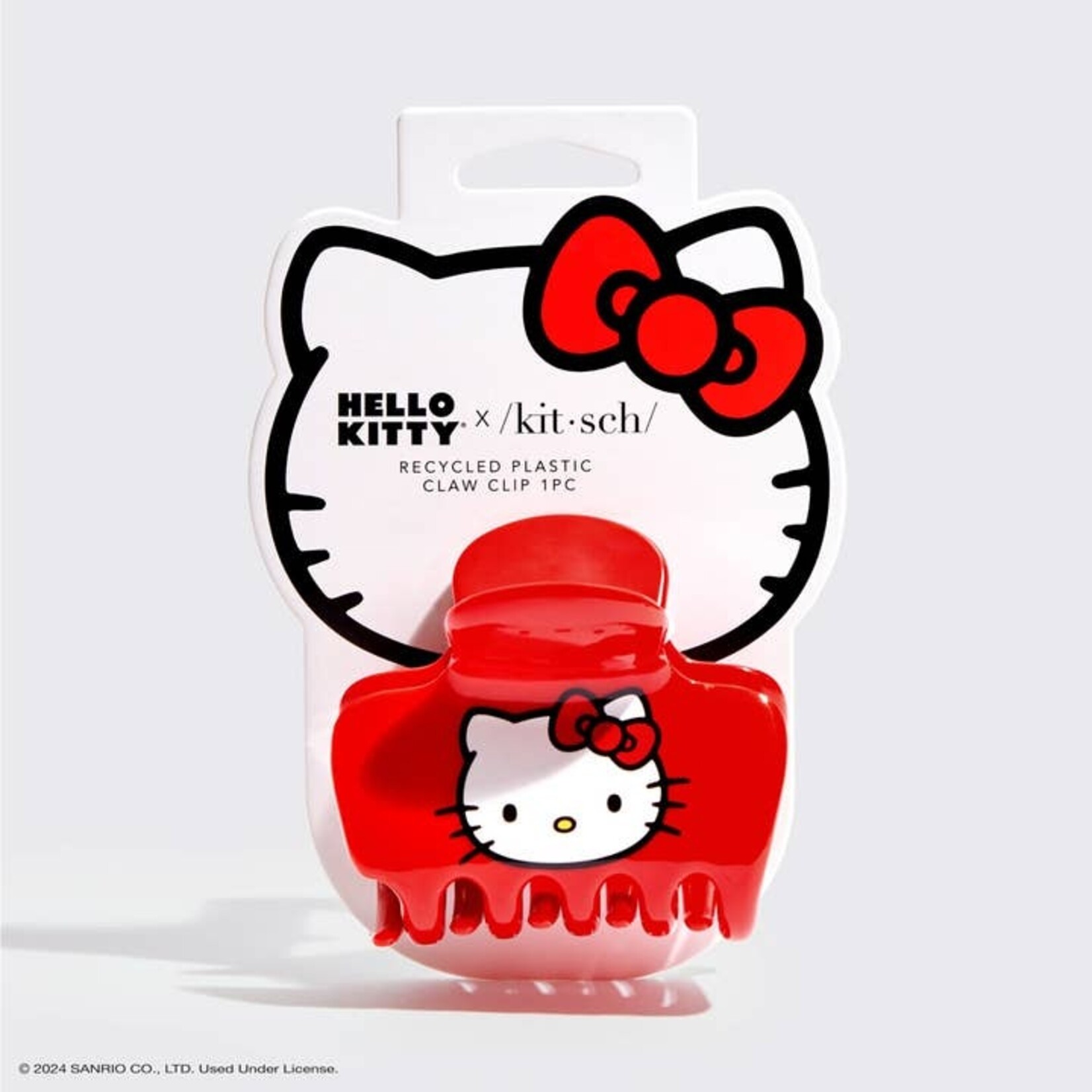 Hello Kitty Red Puffy Claw Clip