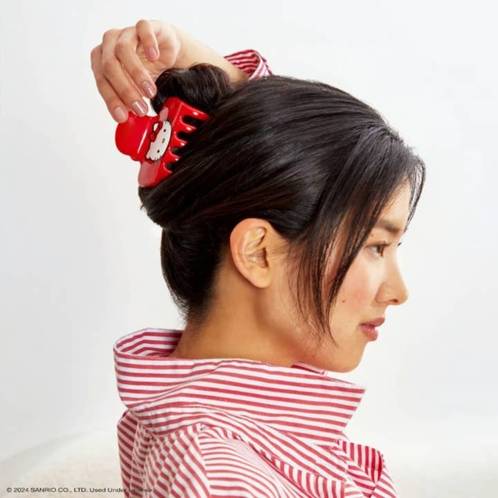 Hello Kitty Red Puffy Claw Clip