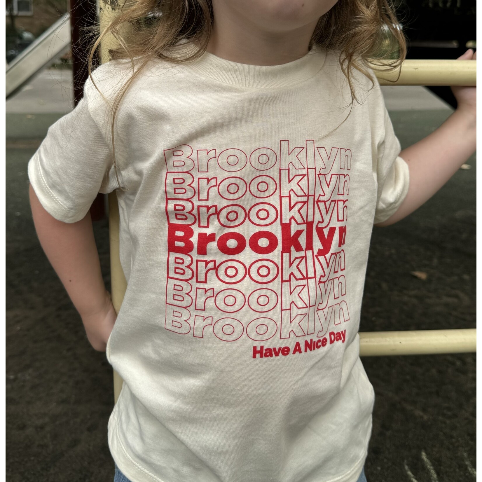 Exit9 Gift Emporium Brooklyn Repeating Pattern Youth T-Shirt