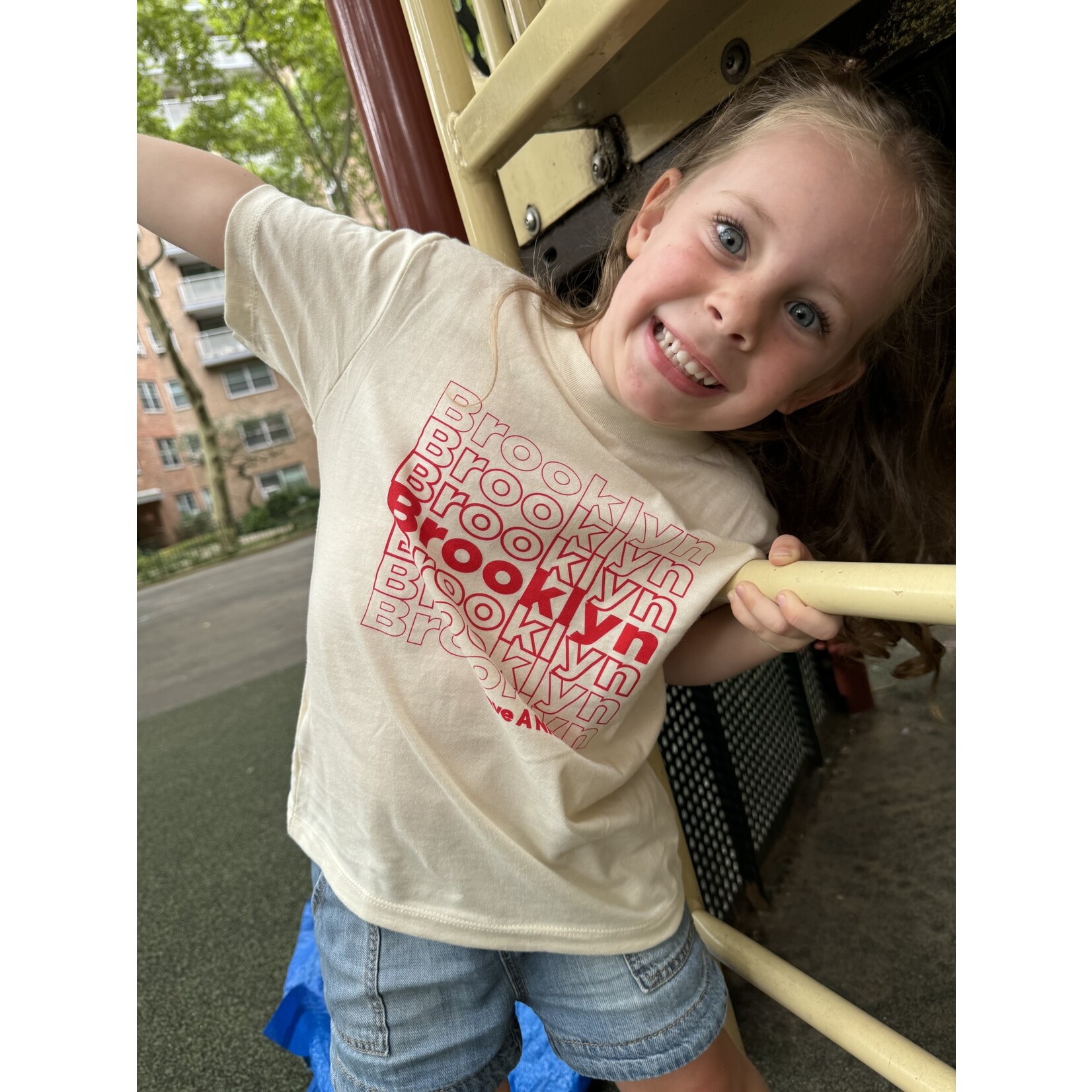 Exit9 Gift Emporium Brooklyn Repeating Pattern Youth T-Shirt