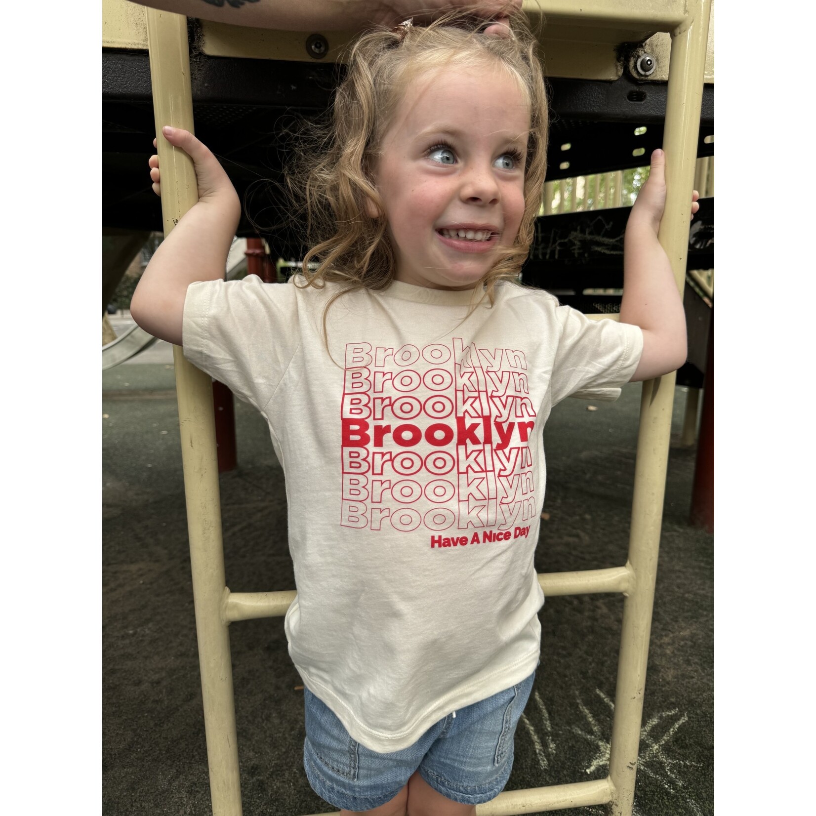 Exit9 Gift Emporium Brooklyn Repeating Pattern Youth T-Shirt