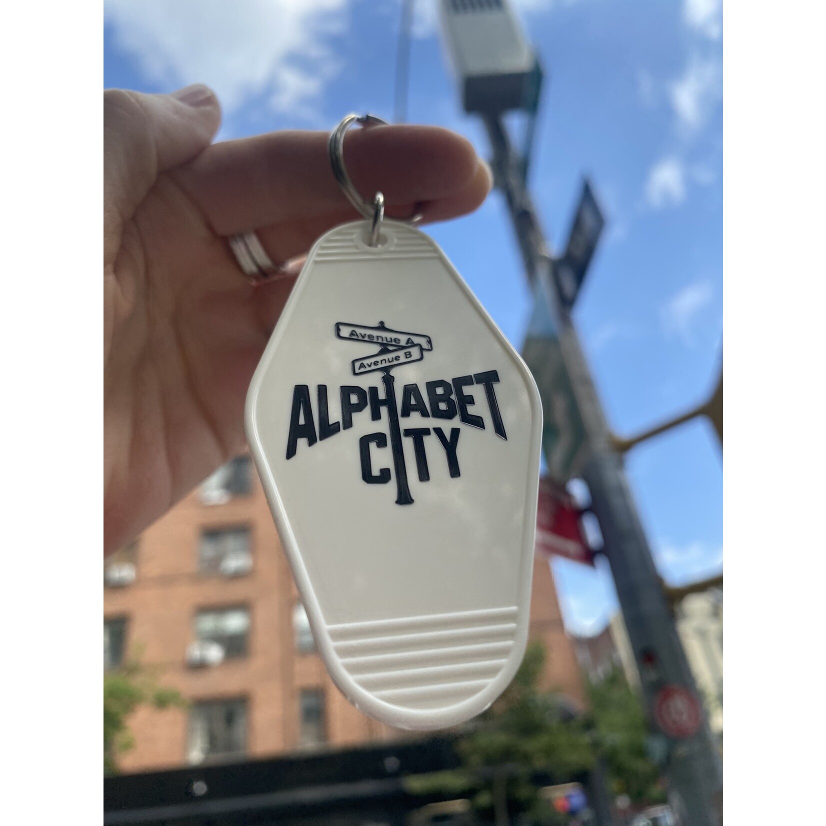Exit9 Gift Emporium Alphabet City Motel Key Tag