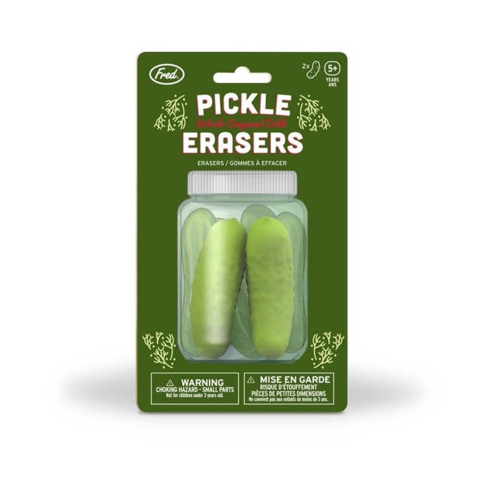 Fred & Friends Pickle Erasers