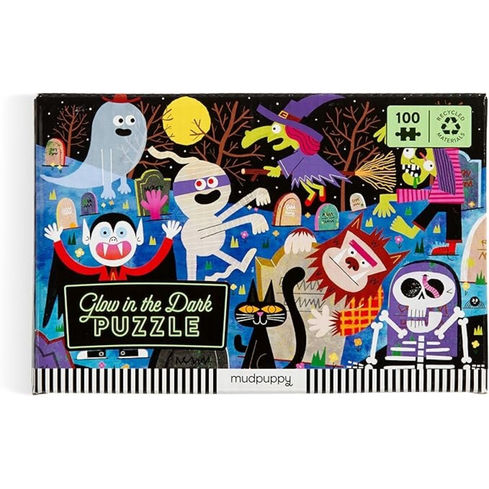 Chronicle Books Glow Haunted Graveyard Puzzle