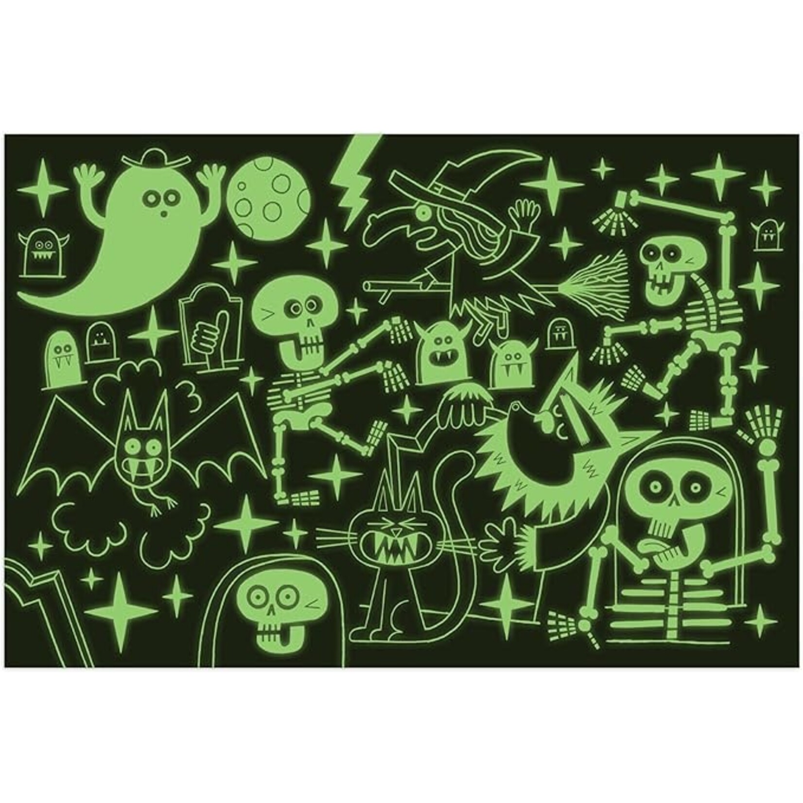 Chronicle Books Glow Haunted Graveyard Puzzle