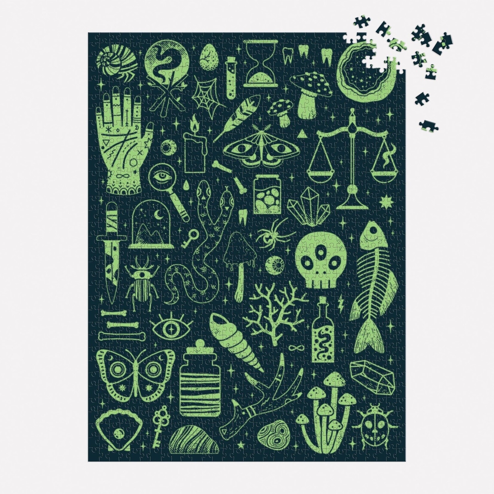 Occult & Curious Glow-in-the-Dark Puzzle