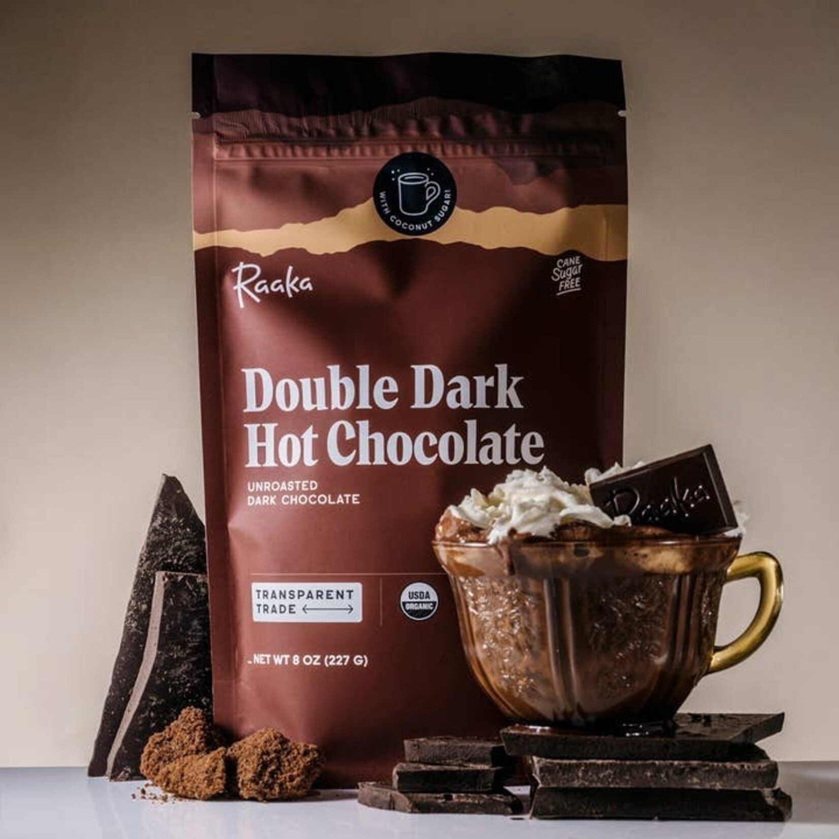 Raaka Double Dark Hot Chocolate