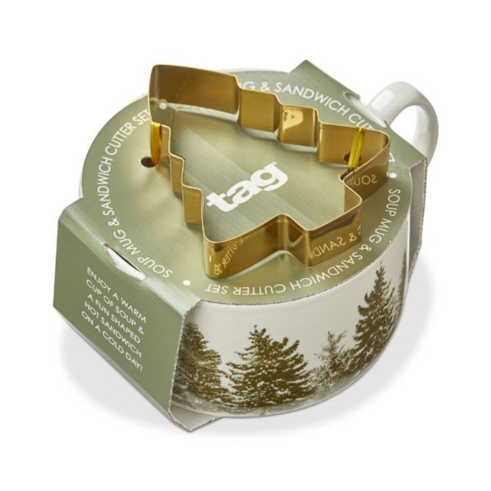 Wilde Pine Soup Mug and Sandwich Cutter