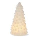 Tag Large Snowy Pine Tree LED Candle