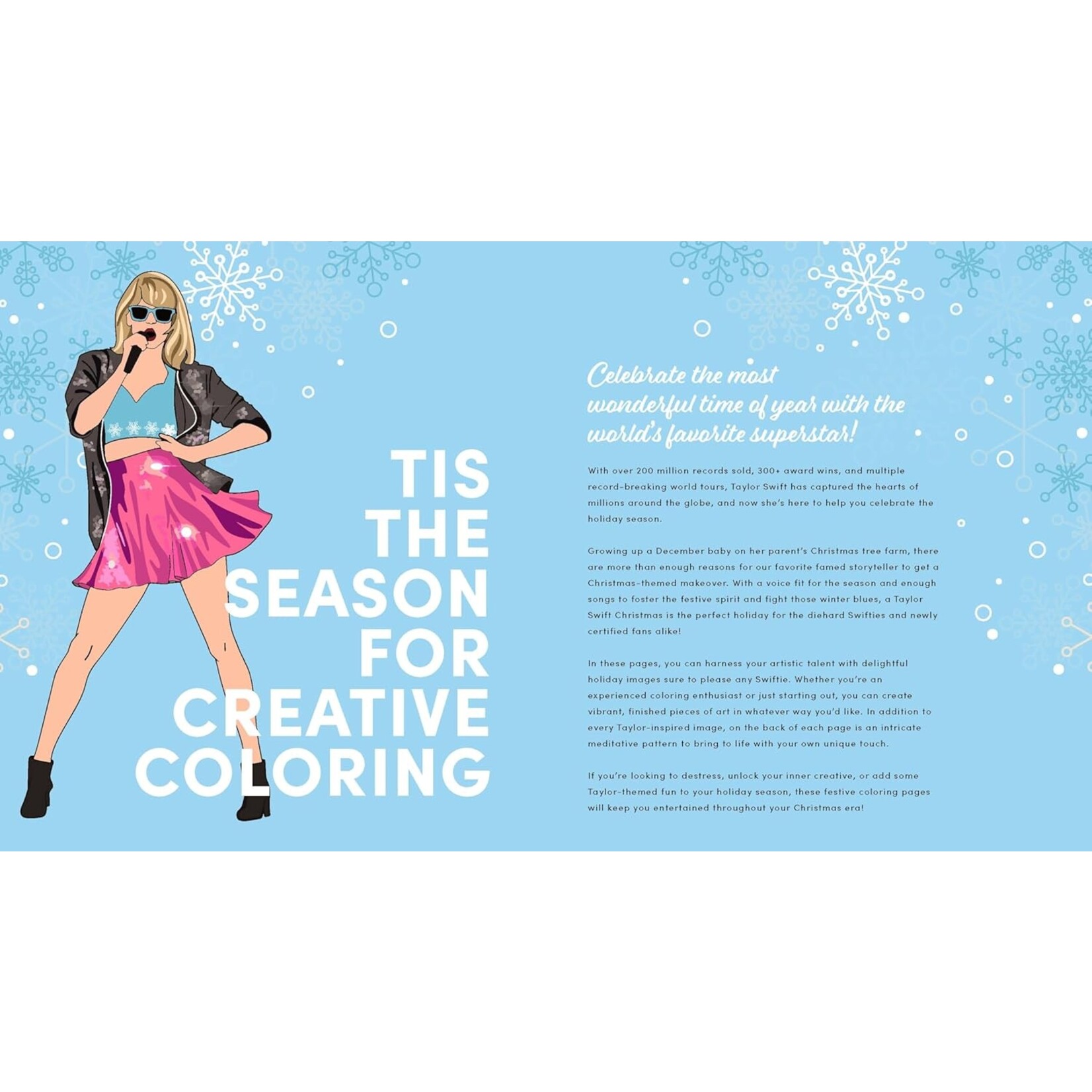 The Quarto Group Unofficial Taylor Swift Christmas Coloring Book