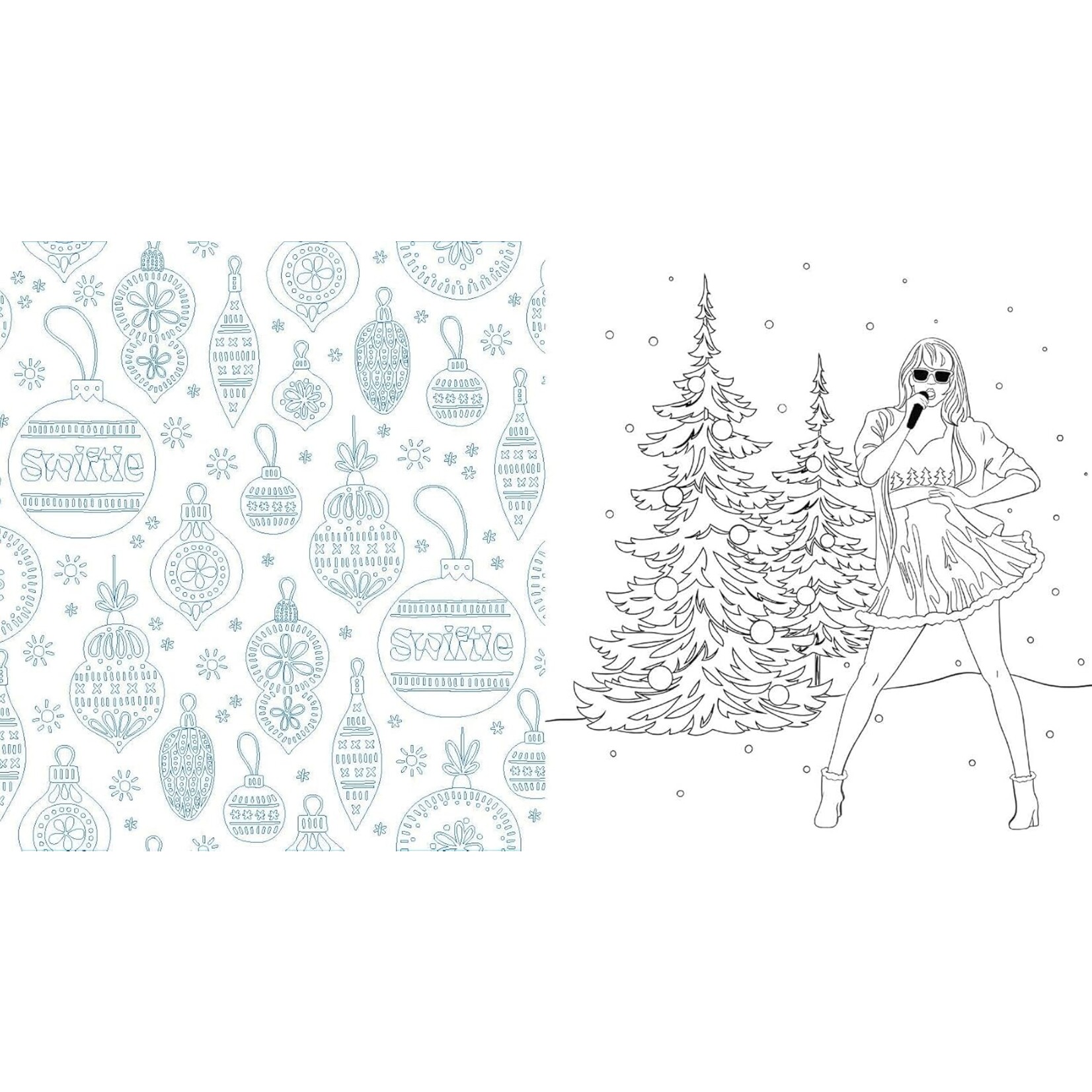 The Quarto Group Unofficial Taylor Swift Christmas Coloring Book