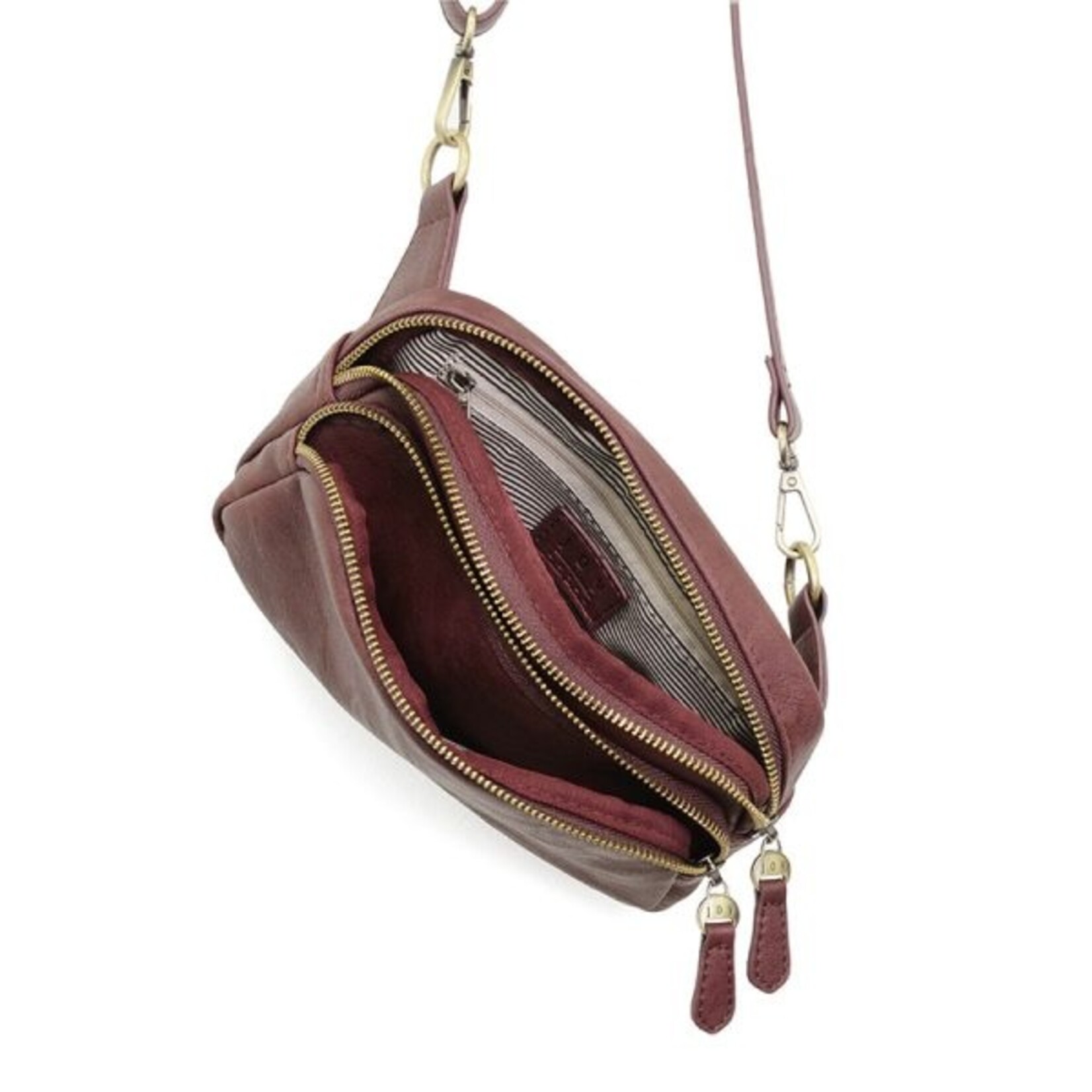 Joy Accessories Kylie Sling/Belt in Aubergine