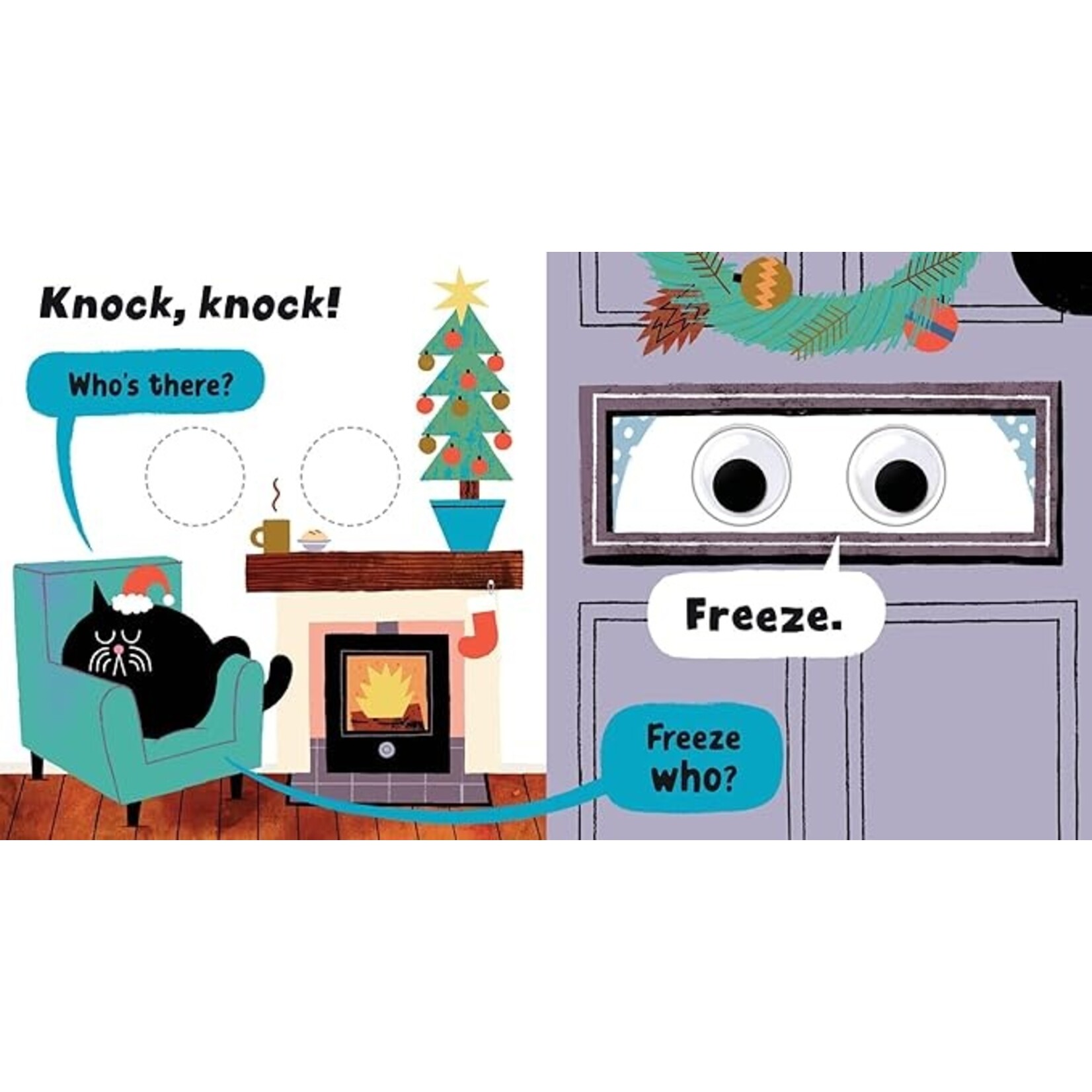 Abrams Knock Knock Merry Christmas Board Book