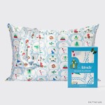 Kitsch Elf North Pole Satin Pillowcase