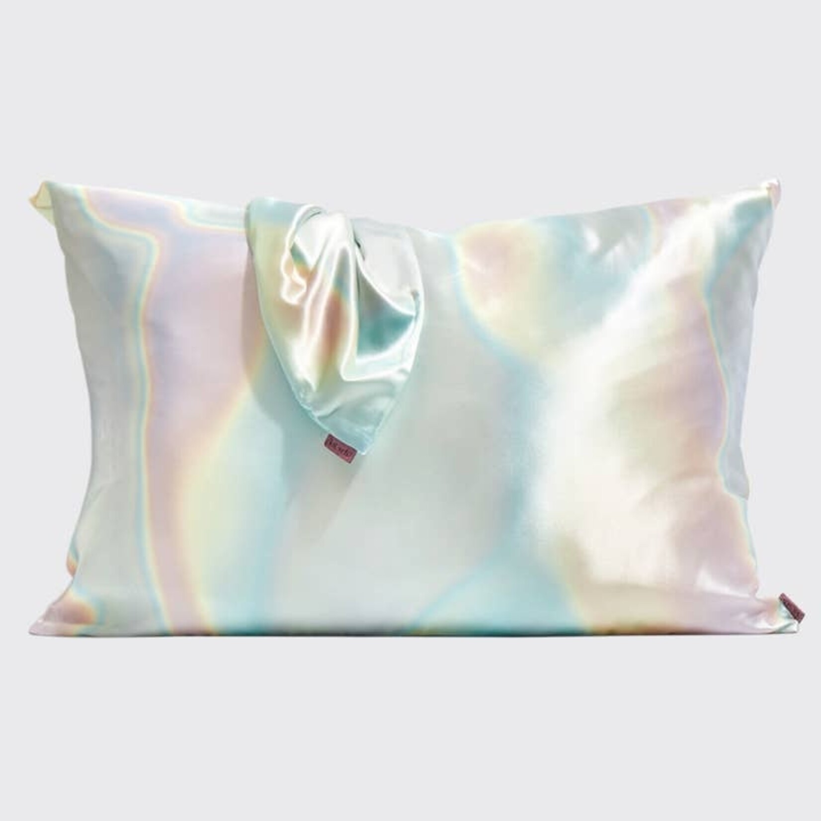 Kitsch Holiday Satin Pillowcase & Scrunchie Set in Aura