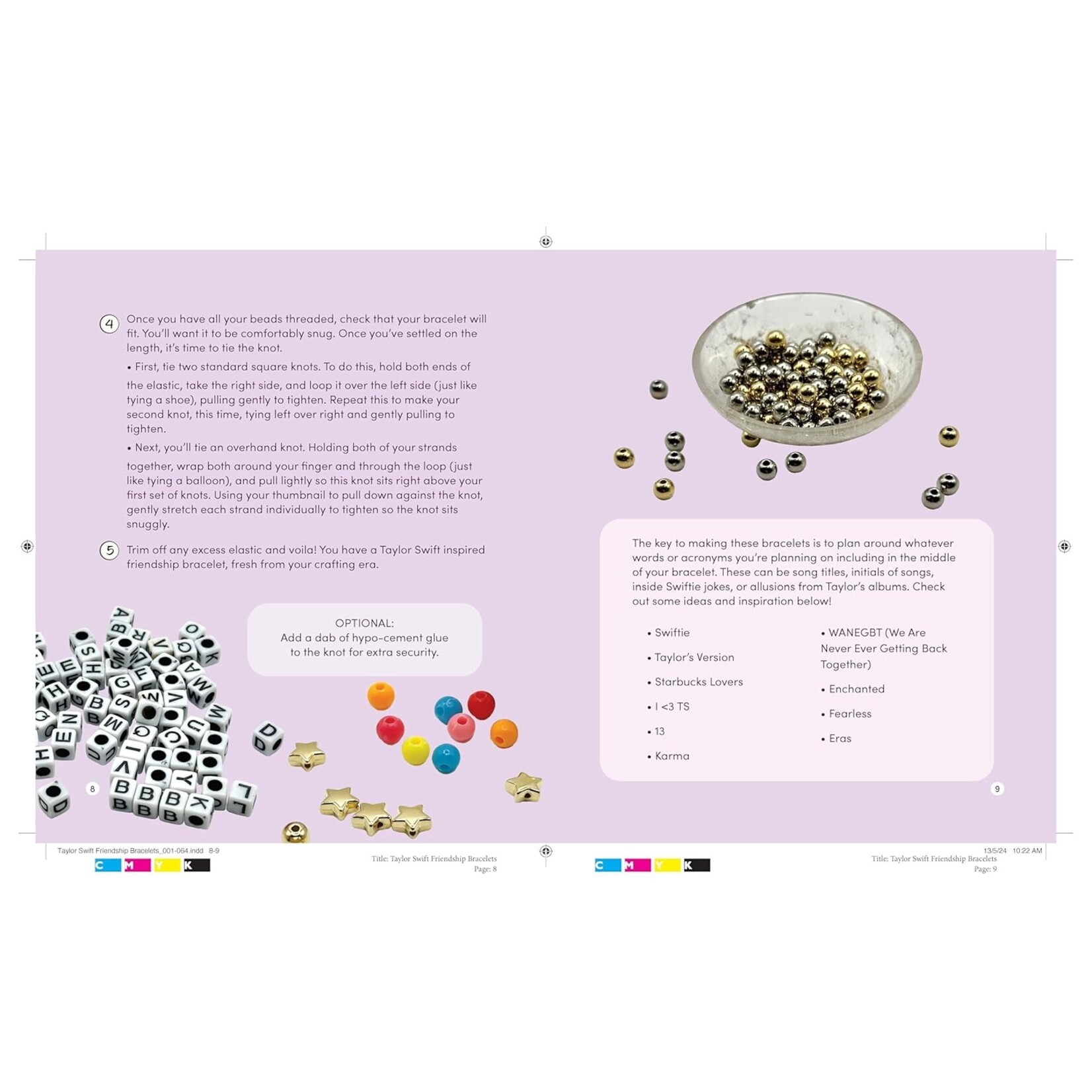 The Quarto Group Unofficial Taylor Swift Friendship Bracelet Kit