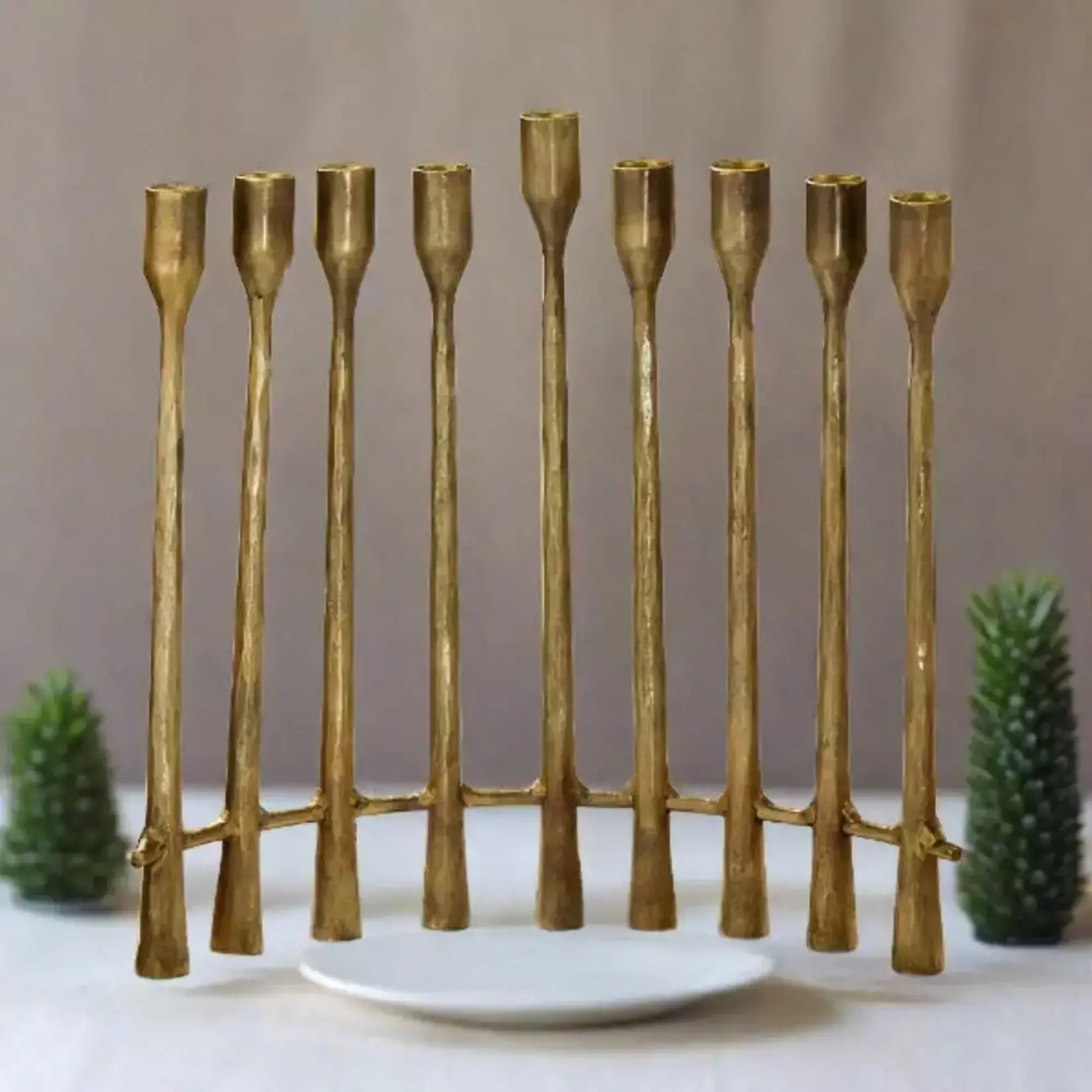Curved Menorah