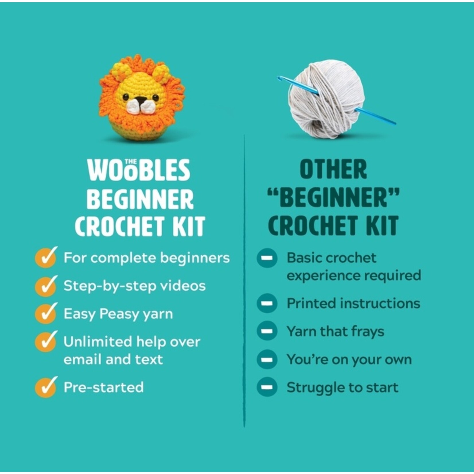 Hello Kitty Beginner Crochet Kit