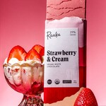 Raaka Strawberry and Cream Chocolate Bar