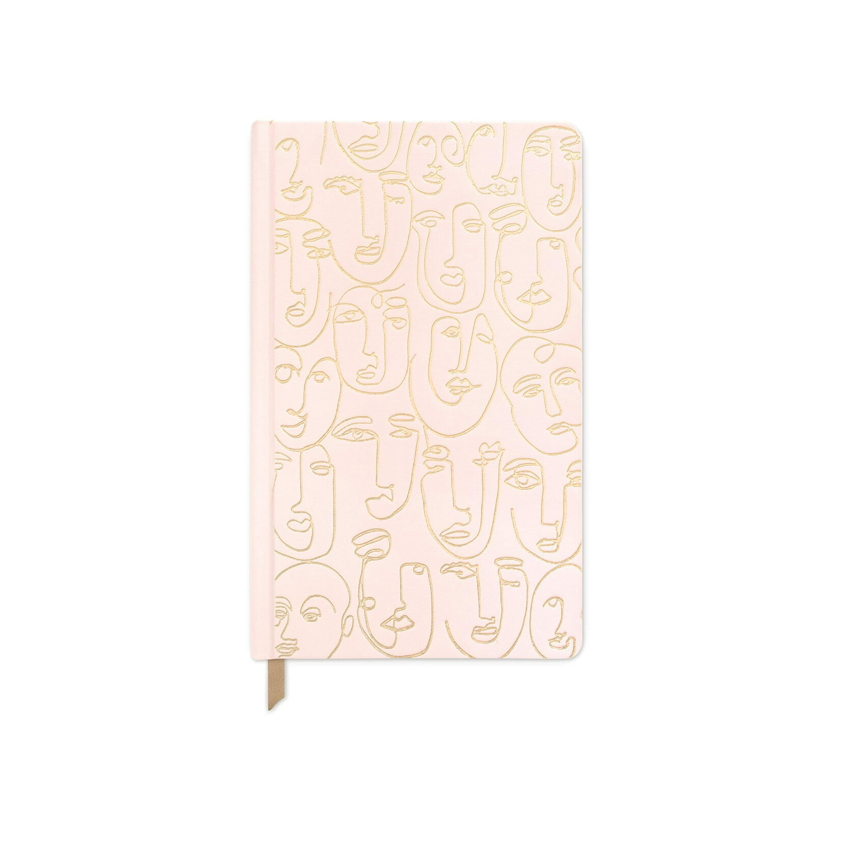 Faces Journal in Blush Pink