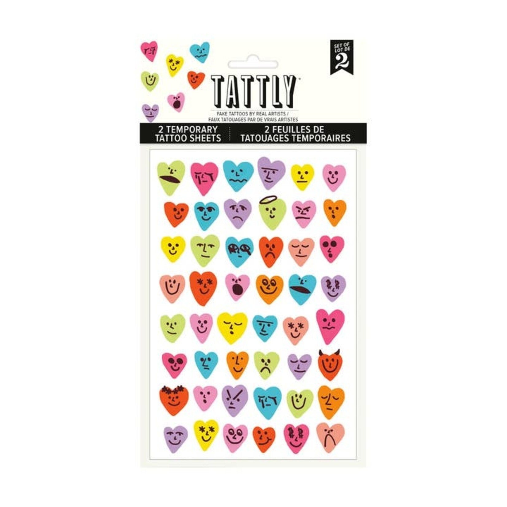 Tattly Conversation Hearts Tattly Sheet
