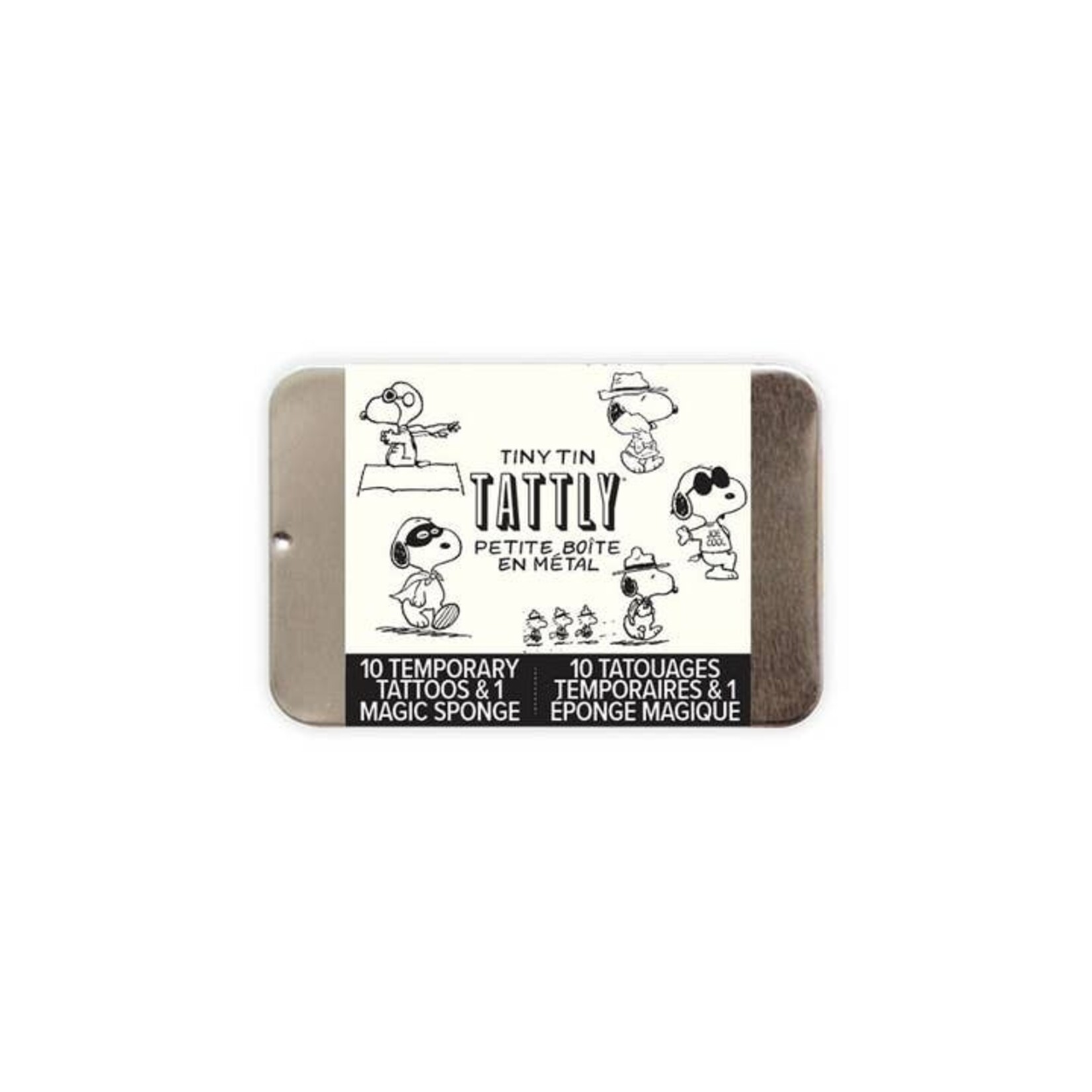 Tattly Many Faces of Snoopy Tattly Tin