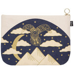 Large Zipper Pouch in Moonlit