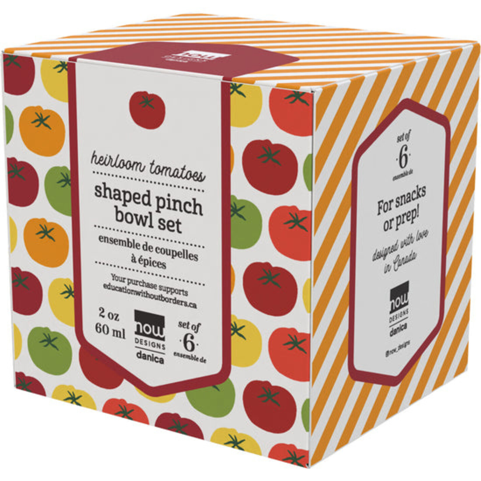 Now Designs Heirloom Tomatoes Pinch Bowls Set