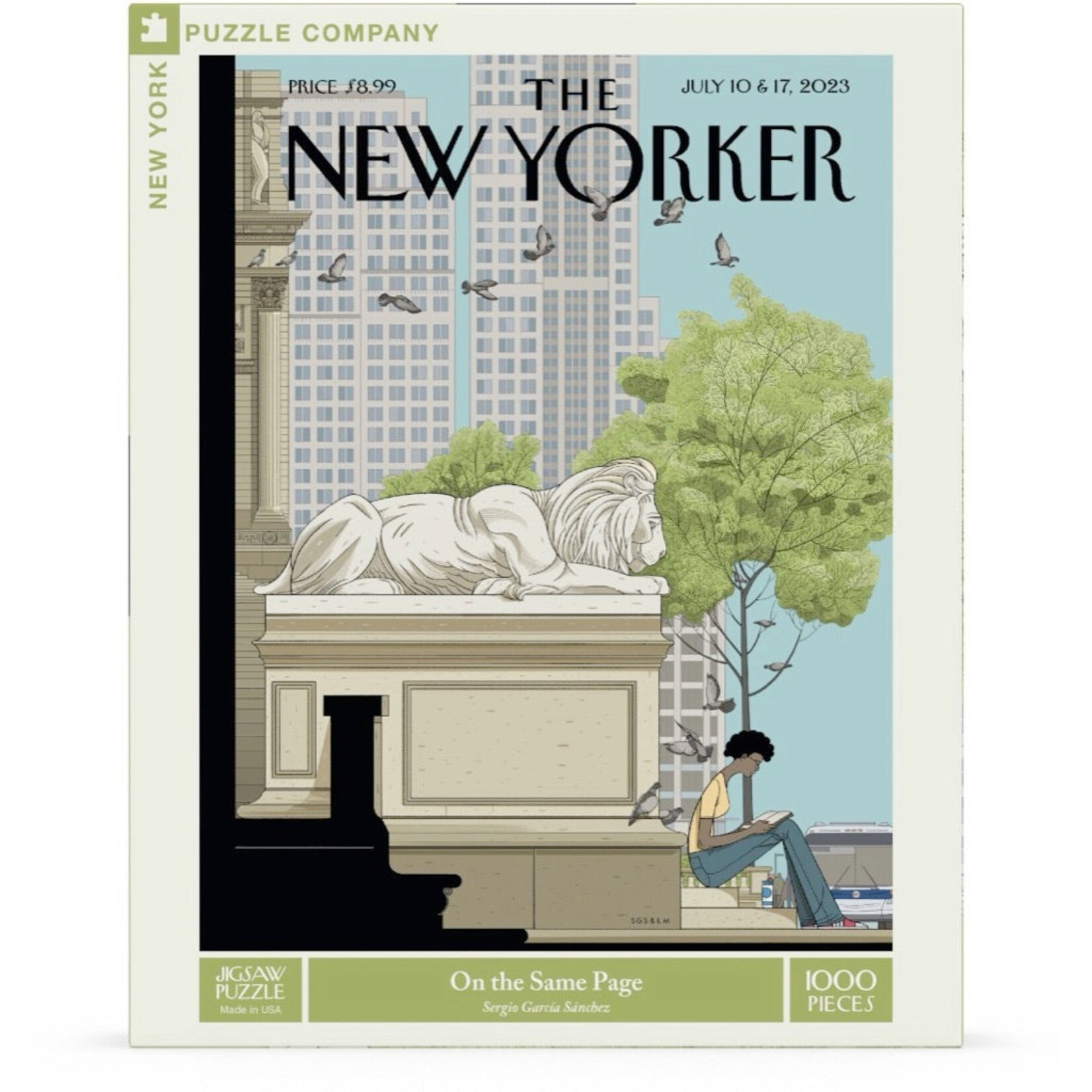 New York Puzzle Company On The Same Page Puzzle
