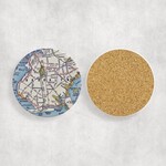 Brooklyn Map Coaster Set