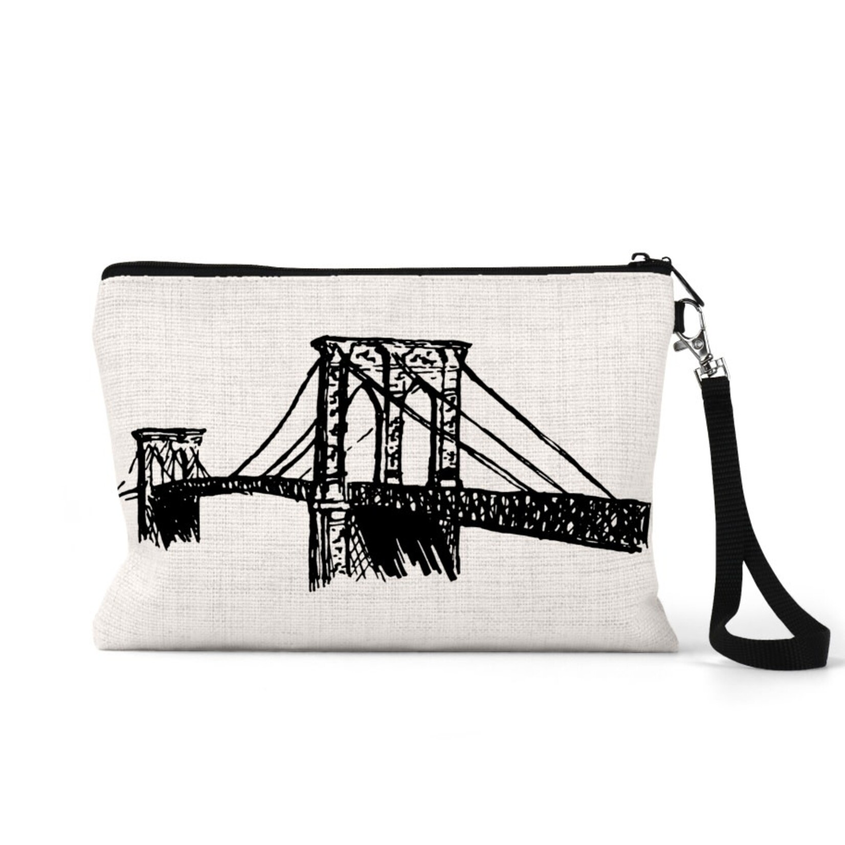 Daisy Mae Designs Brooklyn Bridge Wristlet Pouch