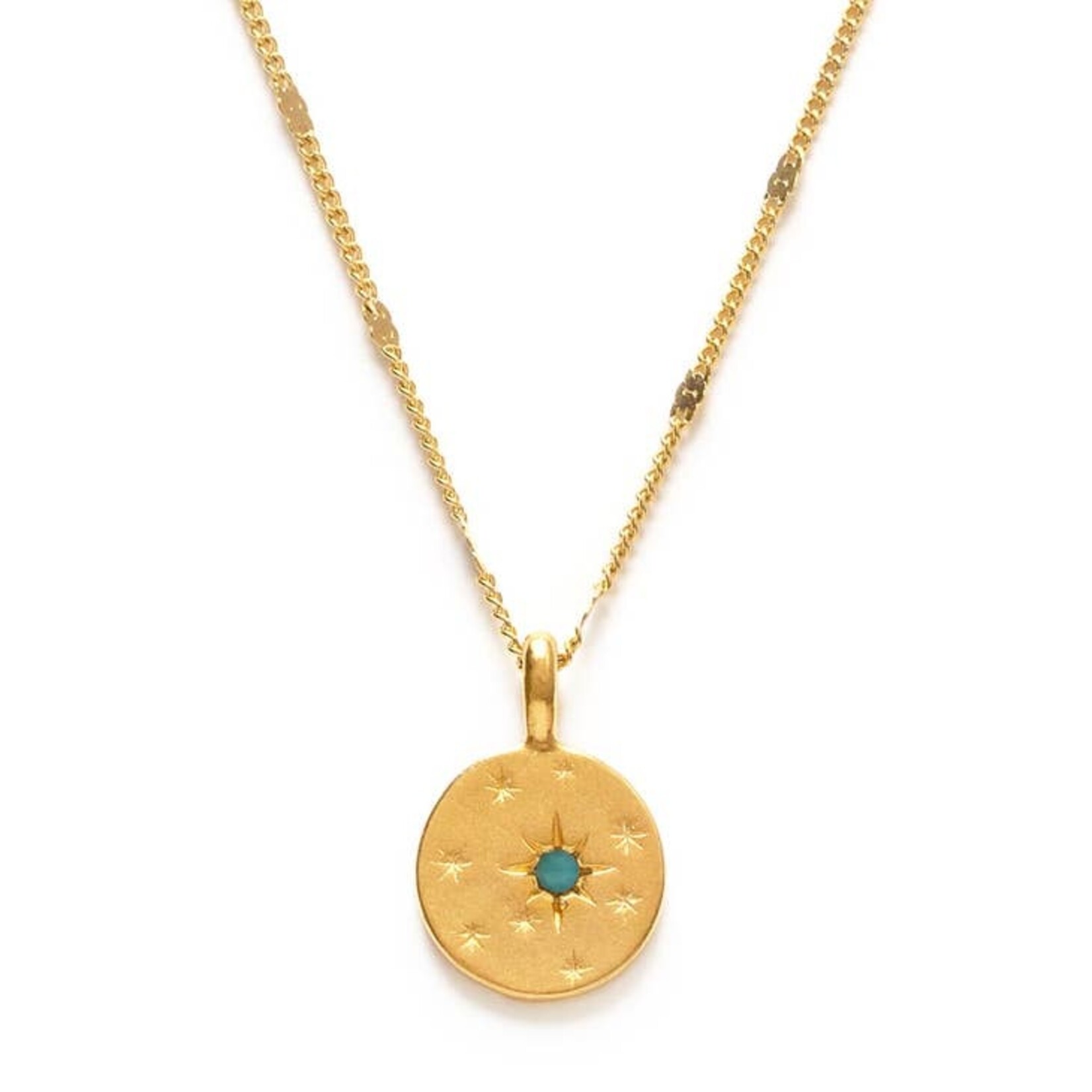 A Mano Turquoise Estrella Necklace