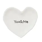 You & Me Heart Dish