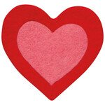 Wool Heart Trivet