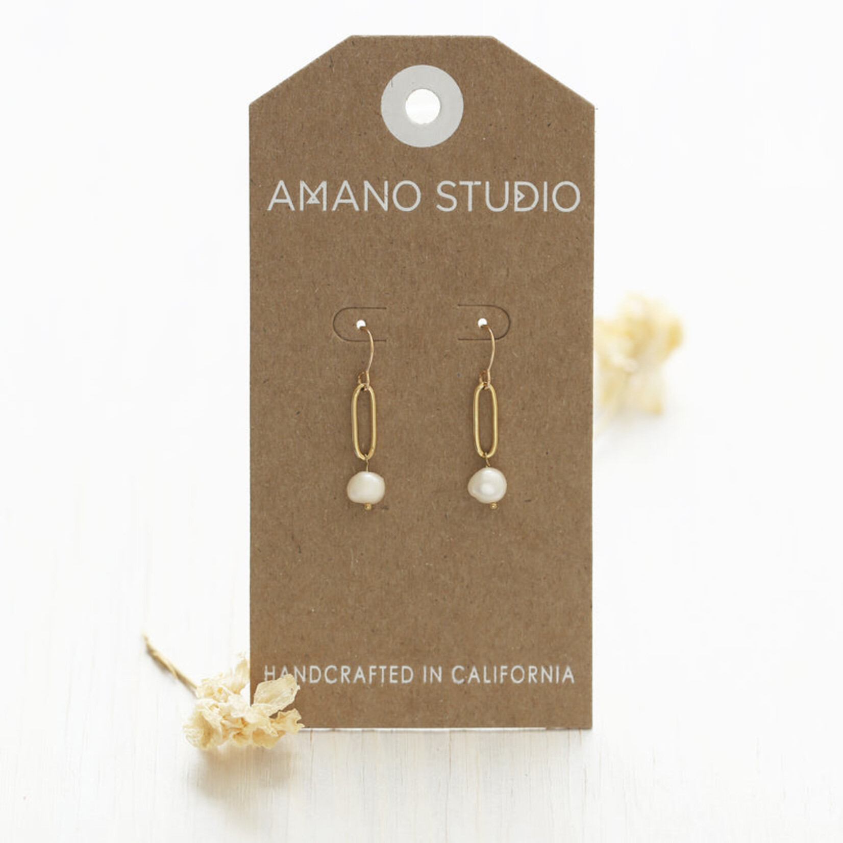 A Mano Sweet Baby Jane Pearl Drops Earrings