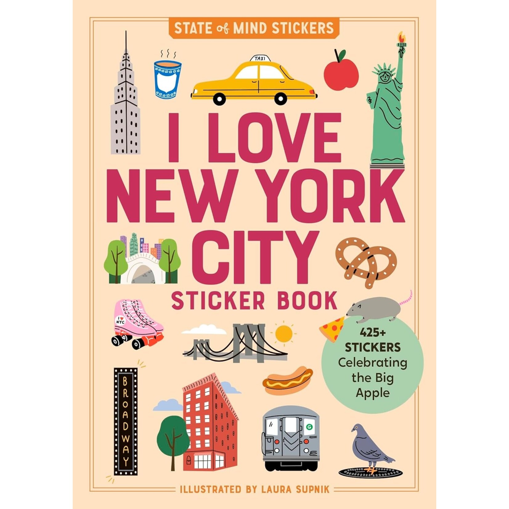 Hachette I Love New York Sticker Book