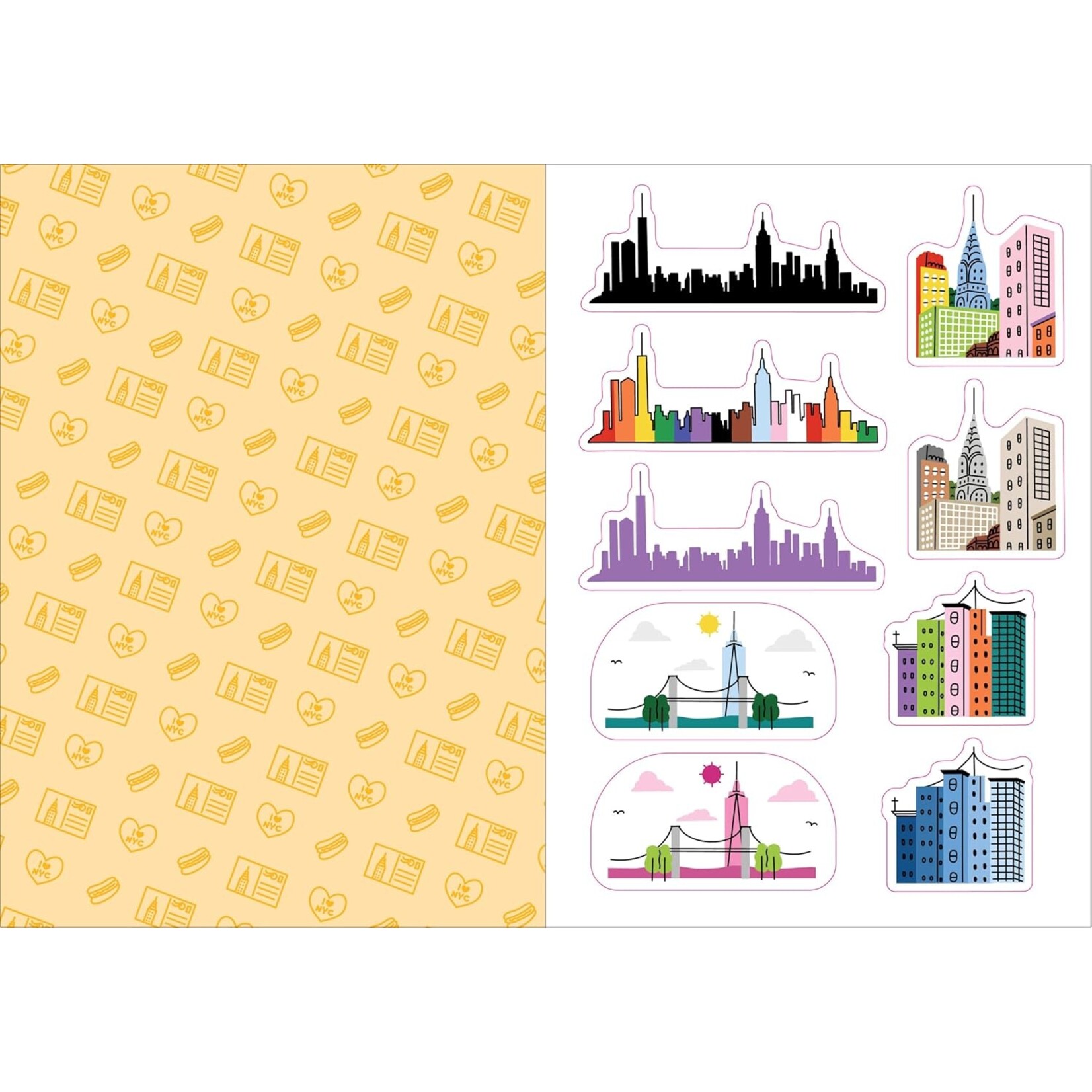 Hachette I Love New York Sticker Book