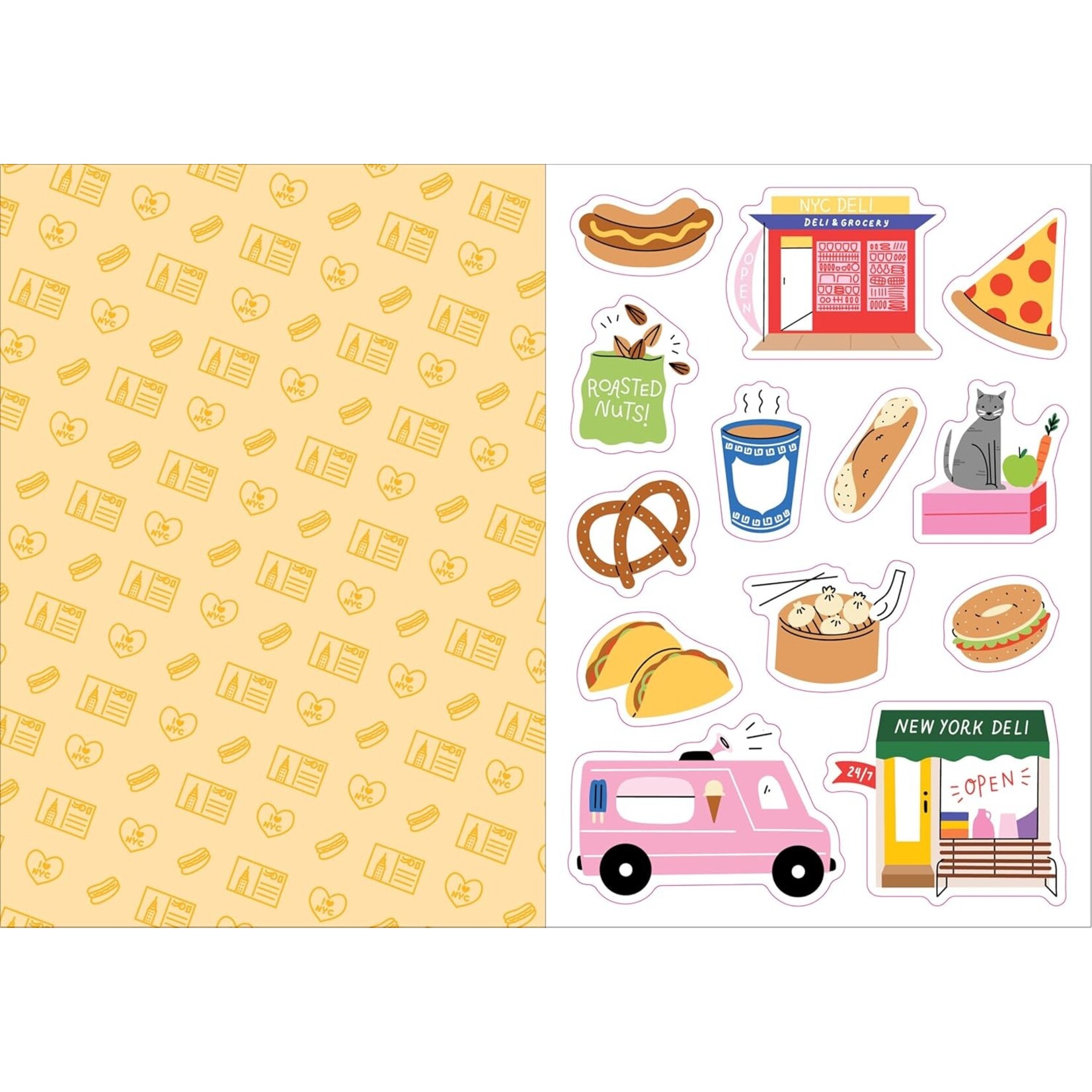 Hachette I Love New York Sticker Book