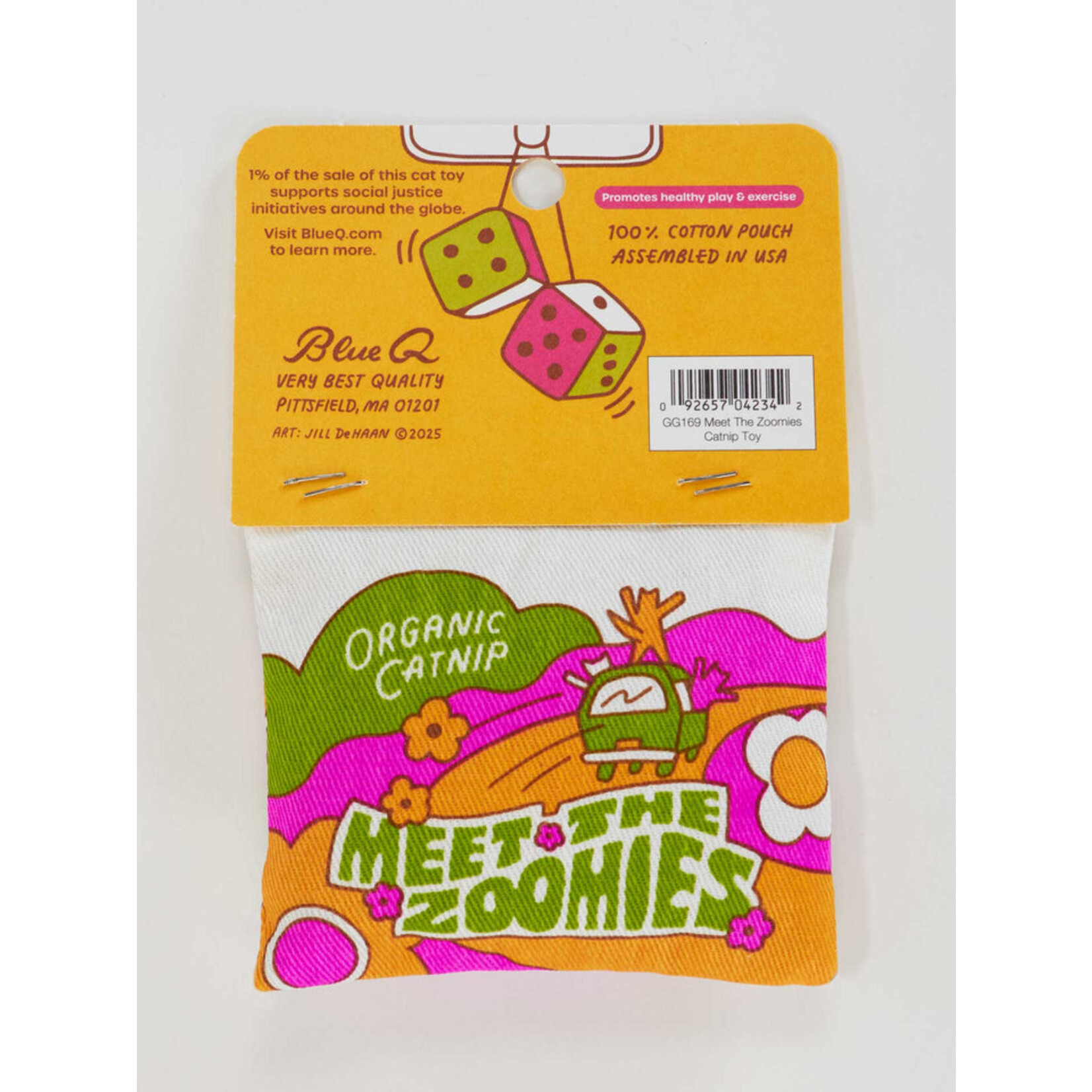 Blue Q Meet the Zoomies Cat Nip Toy