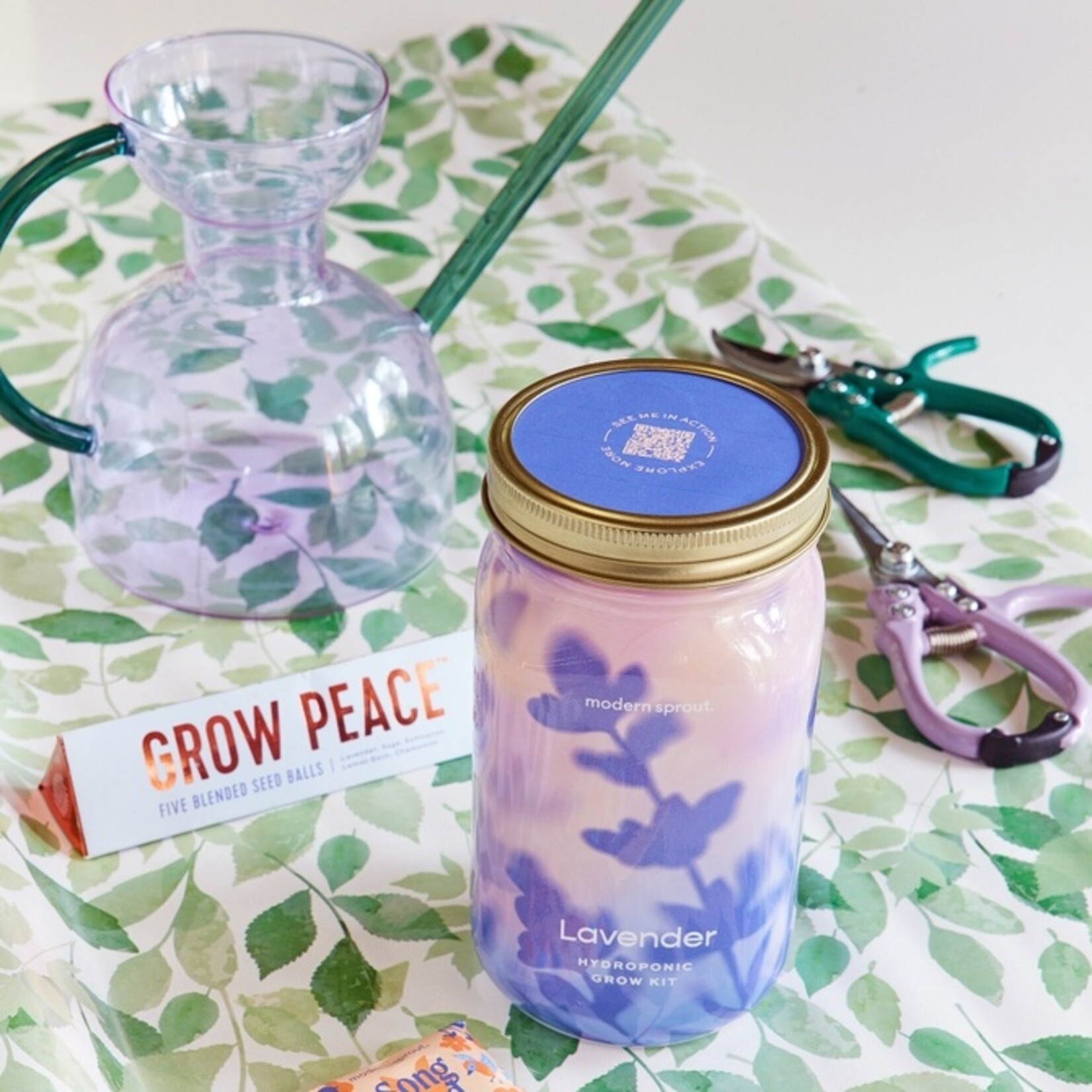 Modern Sprout Lavender Garden Jar
