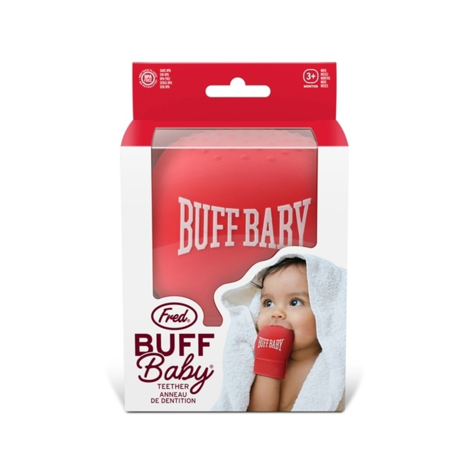 Fred & Friends Buff Baby Boxing Glove Teether