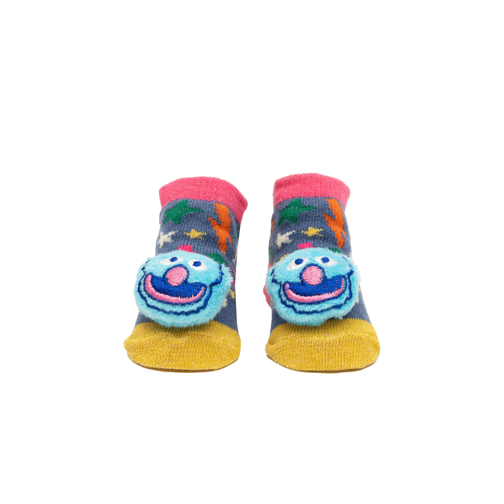 Grover Monster End Baby Rattle Socks