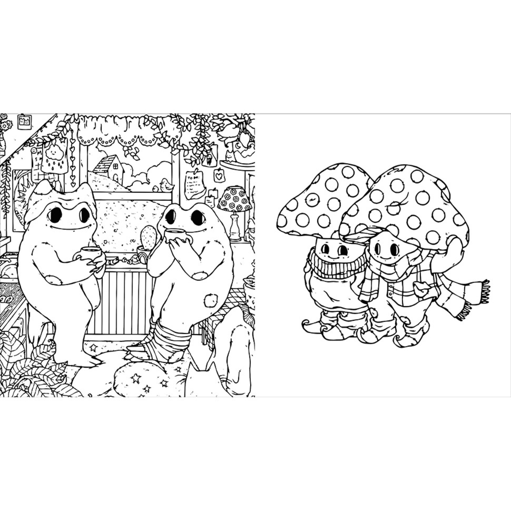 Autumnalwood Enchanted Creatures a coloring book